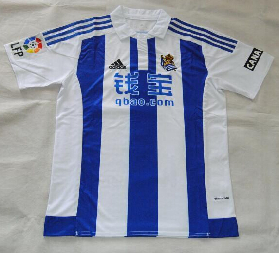 Real Sociedad 2015-16 Home Soccer Jersey